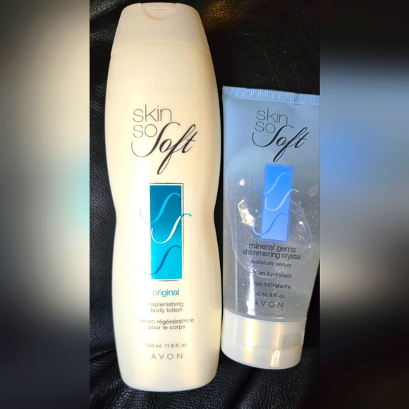 Avon Other - Avon Skin So Soft Body Lotion and Moisture Serum Set NEW sealed FULL SIZE